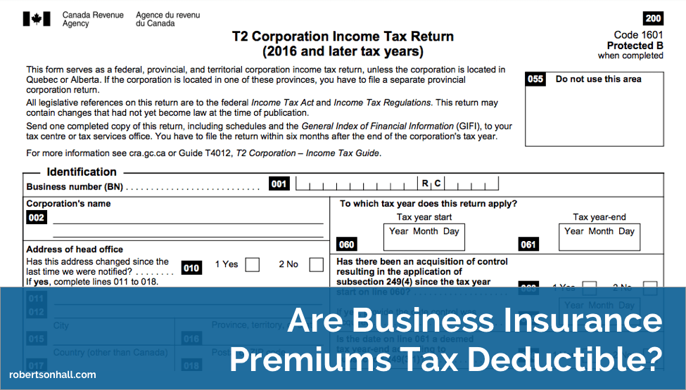 Are Business Insurance Premiums Tax Deductible?